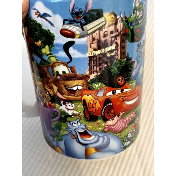 Pixar Disney Parks Walt Disney World Storybook GRANDPA Coffee Mickey Lilo Stitch - Picture 2 of 12